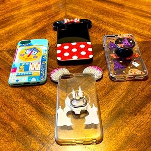 Lot of 4 Disney iPhone Cases